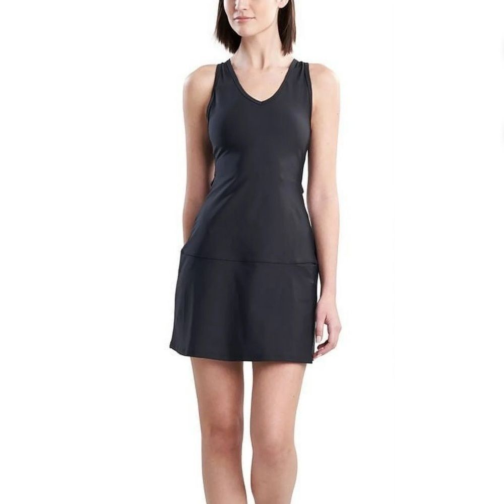 Natori Women's Solstice Back Cutout Dress Black Size X-Large - Picture 2 of 12